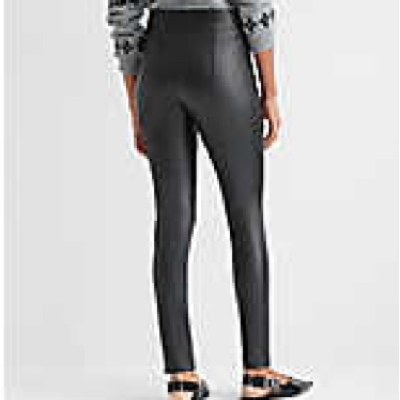 LOFT Faux Leather Leggings Size L - Picture 2 of 10